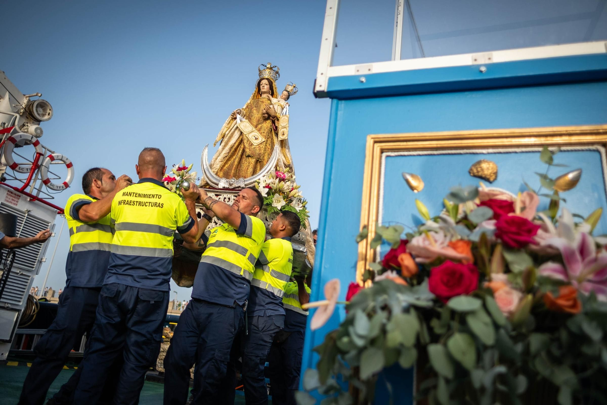 Procesión de la Virgen del Carmen en Santa Cruz de Tenerife