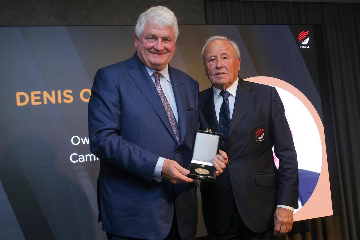 El propietario de Camiral Golf, Denis O'Brien, agradeció el esfuerzo de todas las instituciones para que su resort acoja la Ryder en 2031