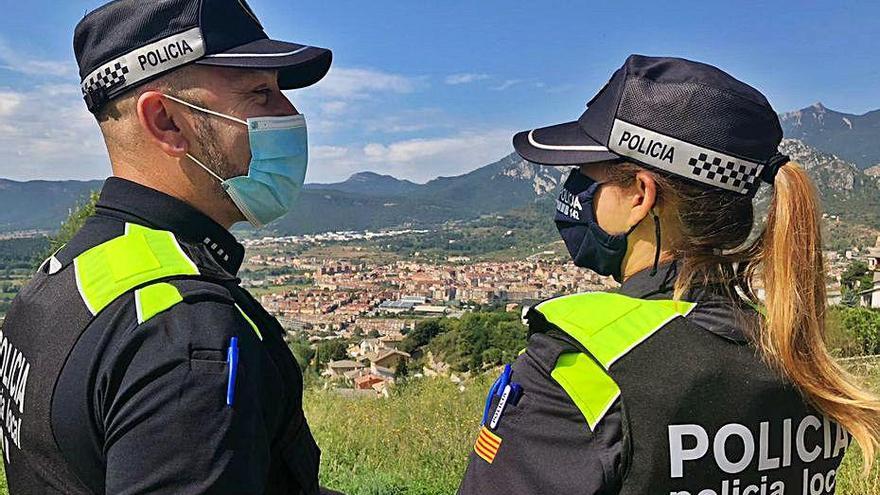 Agents de la Policia Local de Berga