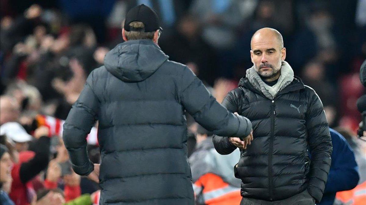 Klopp y Guardiola