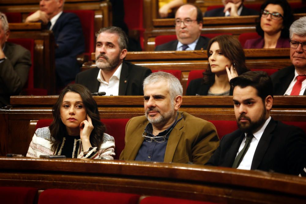 Ple del Parlament de Catalunya