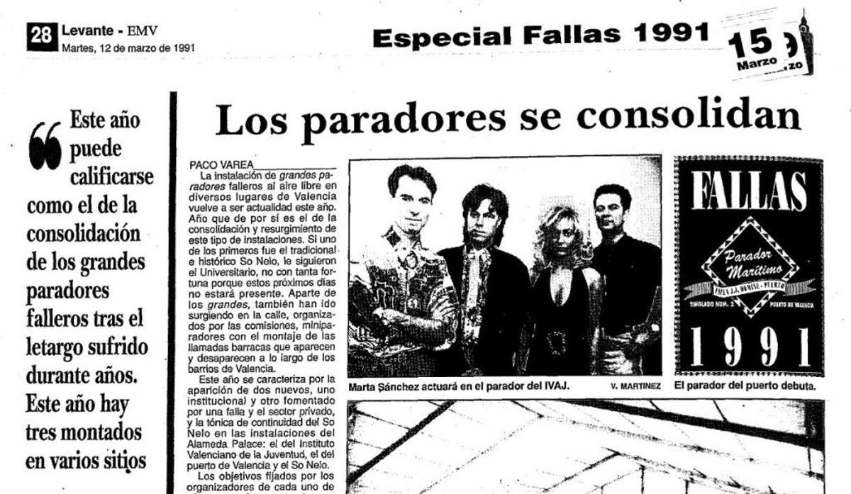 Así nacieron las carpas falleras
