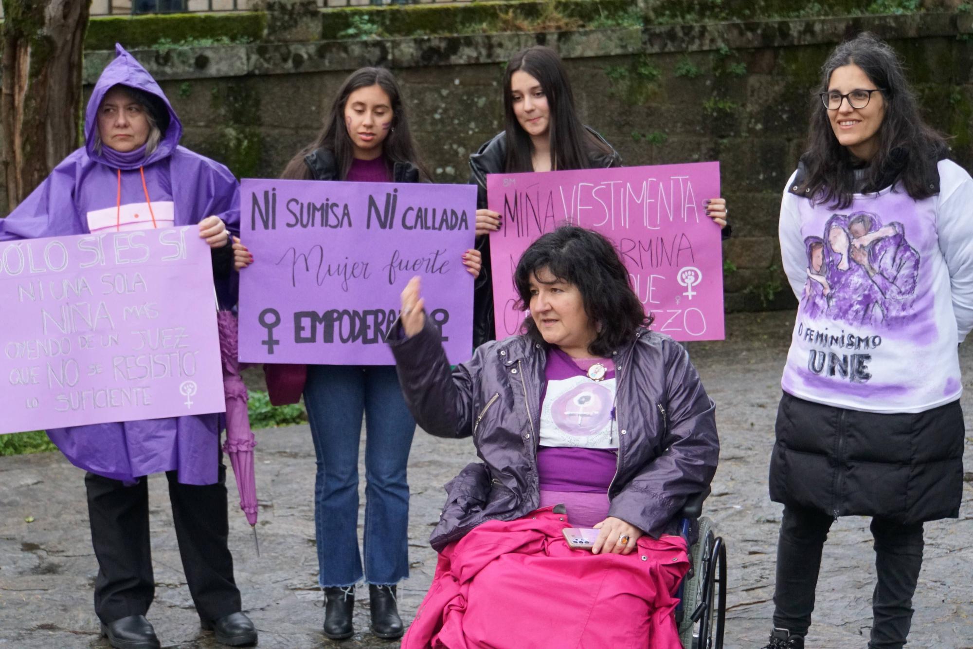 Manifestaciones 8M en Santiago de Compostela