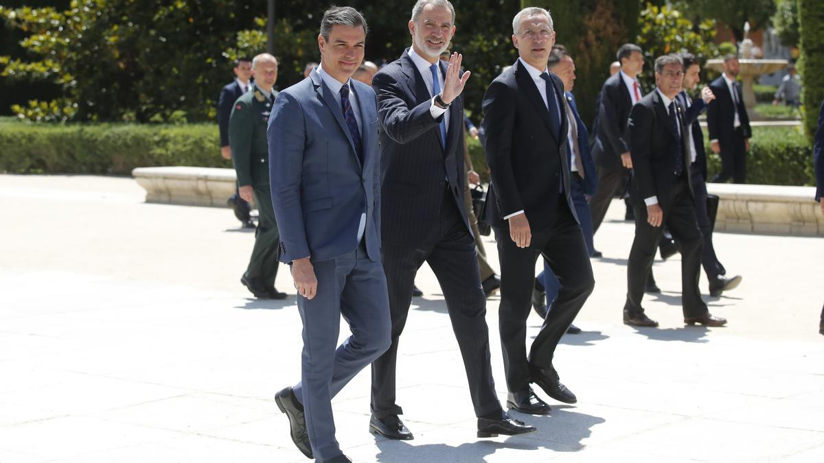 El secretario general de la OTAN, Jens Stoltenberg asiste al acto de conmemoración por el 40 aniversario del ingreso de España en la OTAN