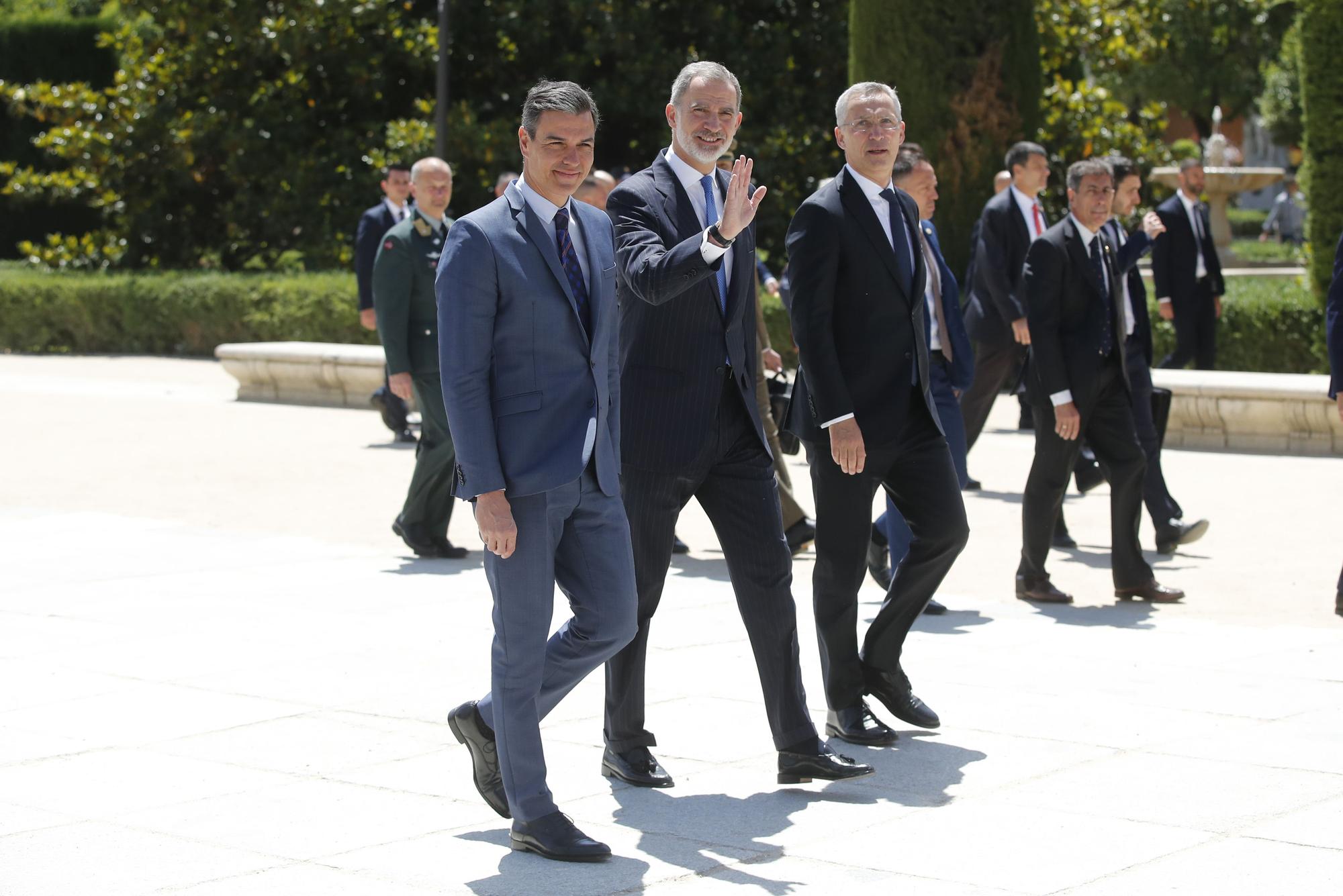 El secretario general de la OTAN, Jens Stoltenberg asiste al acto de conmemoración por el 40 aniversario del ingreso de España en la OTAN