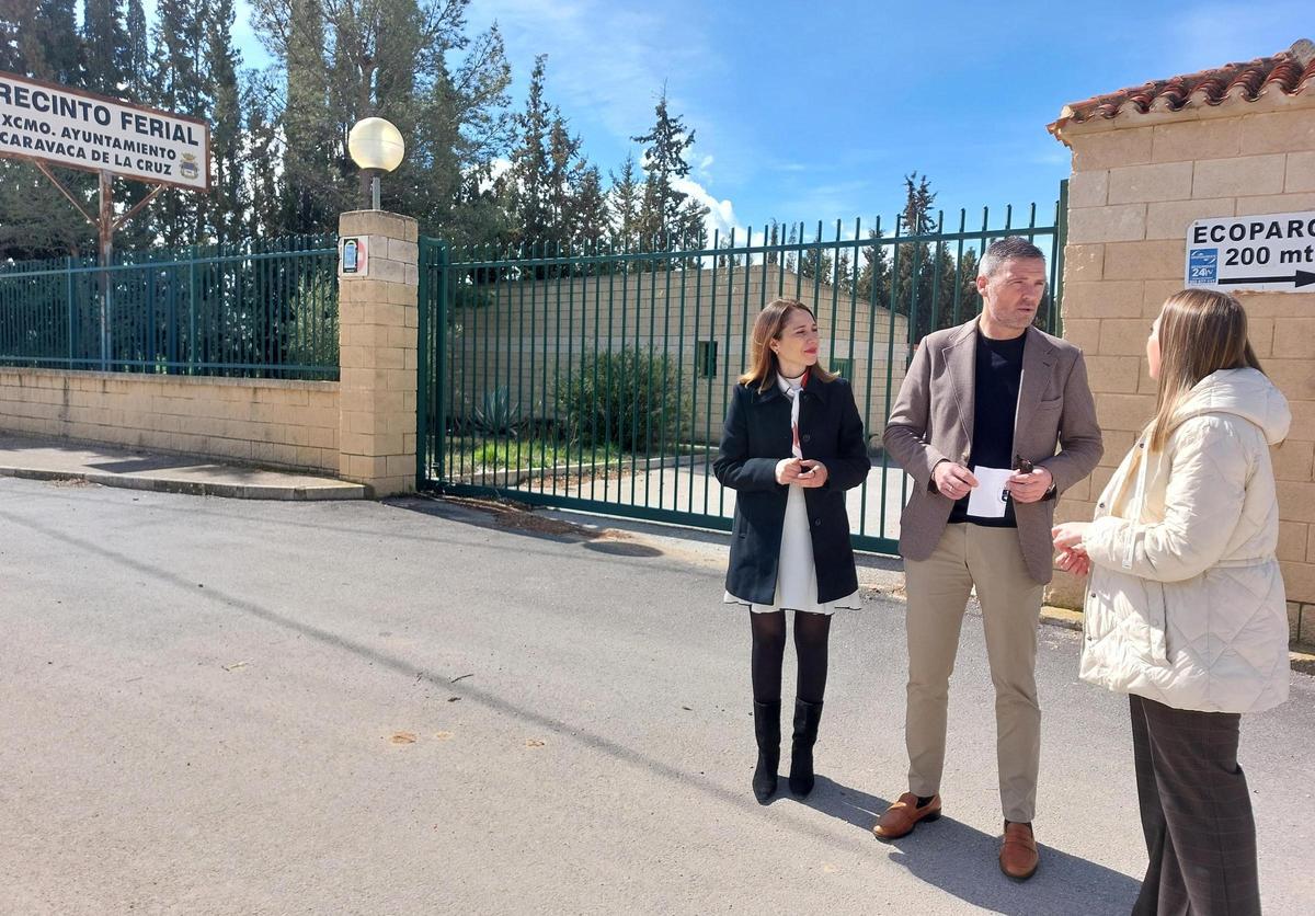 Visita a las instalaciones del Recinto Ferial, propuesto para poder acoger el centro de microchips de la Región de Murcia