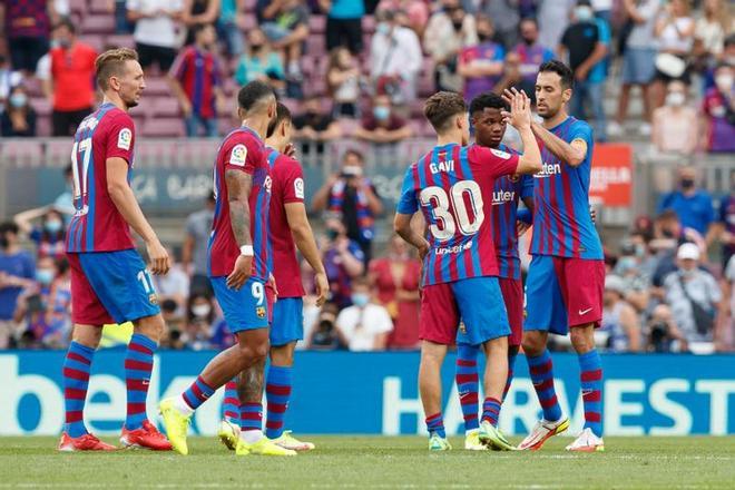 Las mejores imágenes del Barça - Levante: Ansu Fati, Depay, de Jong, Gavi, Nico...