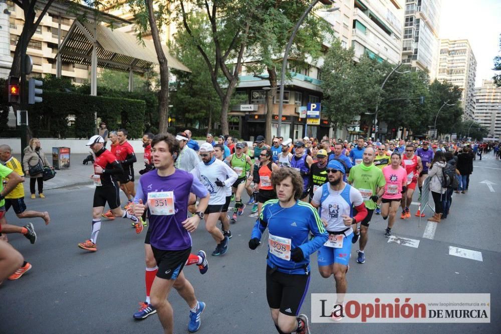 Murcia Maratón. Salida