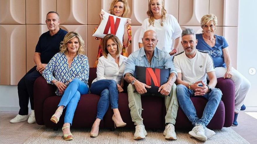 Los ocho colaboradores de &#039;Sálvame&#039; que han fichado por Netflix