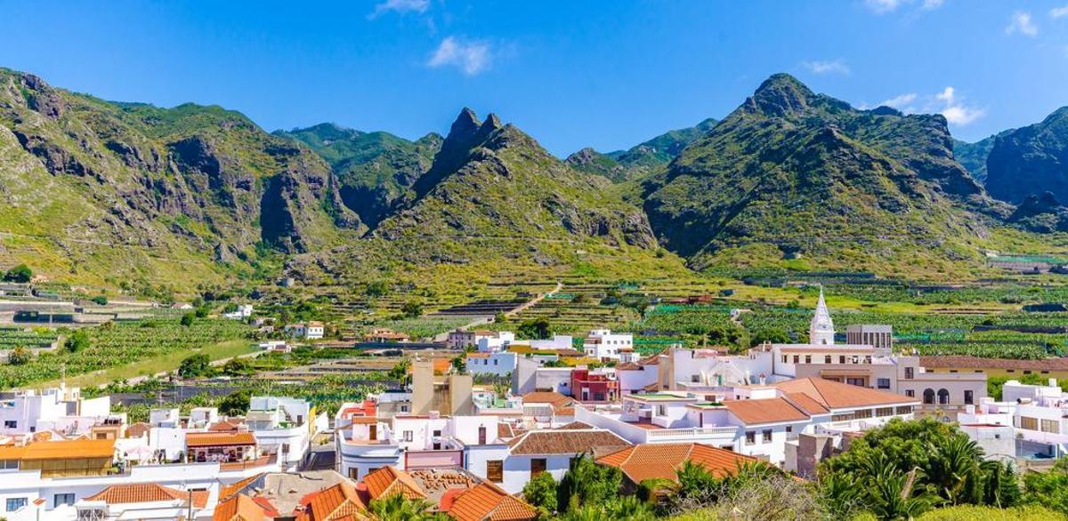 Panorámica de Los Silos, en el norte de Tenerife.