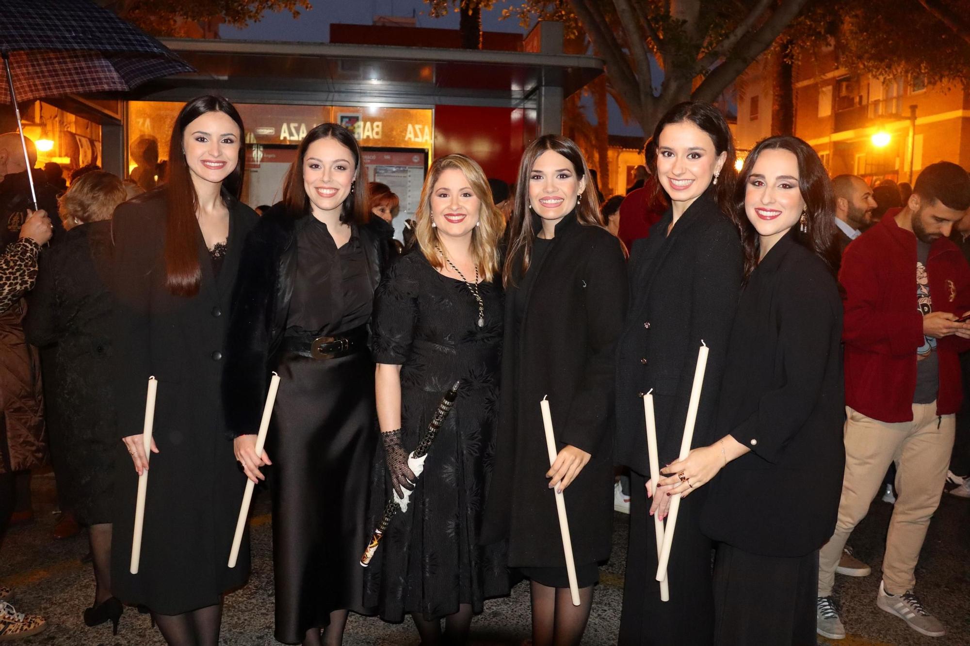 Procesión de la Dolorosa con María Estela, Marina y las cortes 2024
