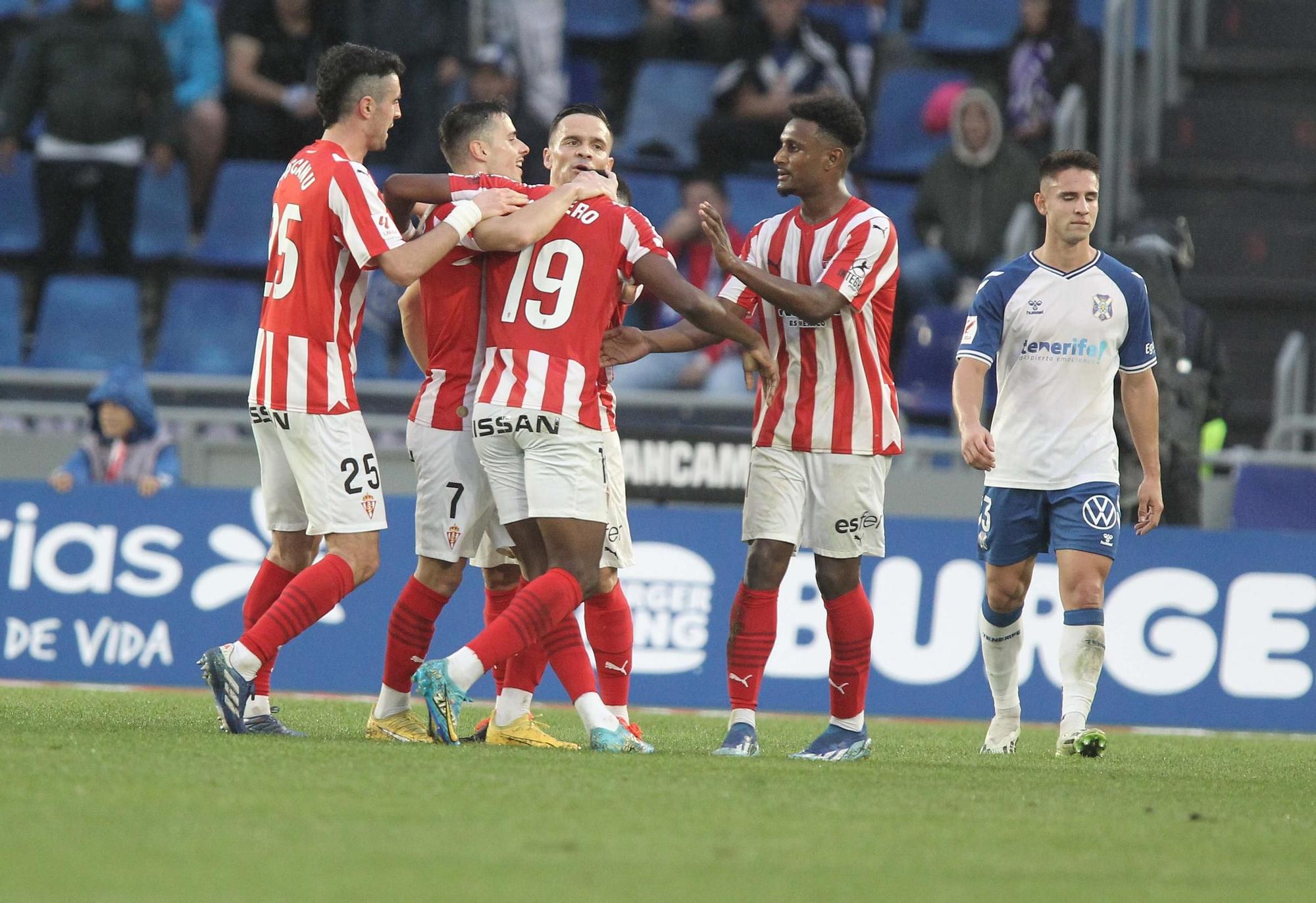 Así fue el partido entre el Sporting y el Tenerife