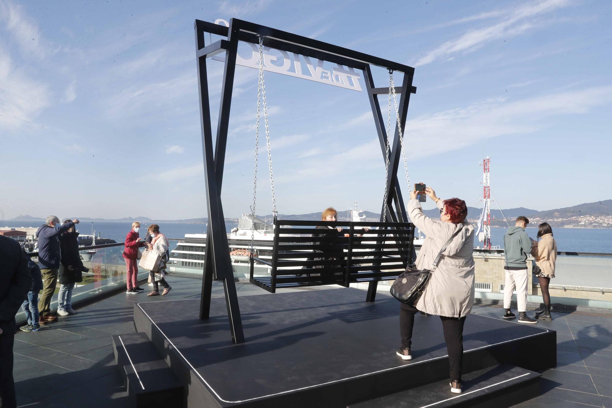 Vigo también tiene su selfie-columpio con vistas