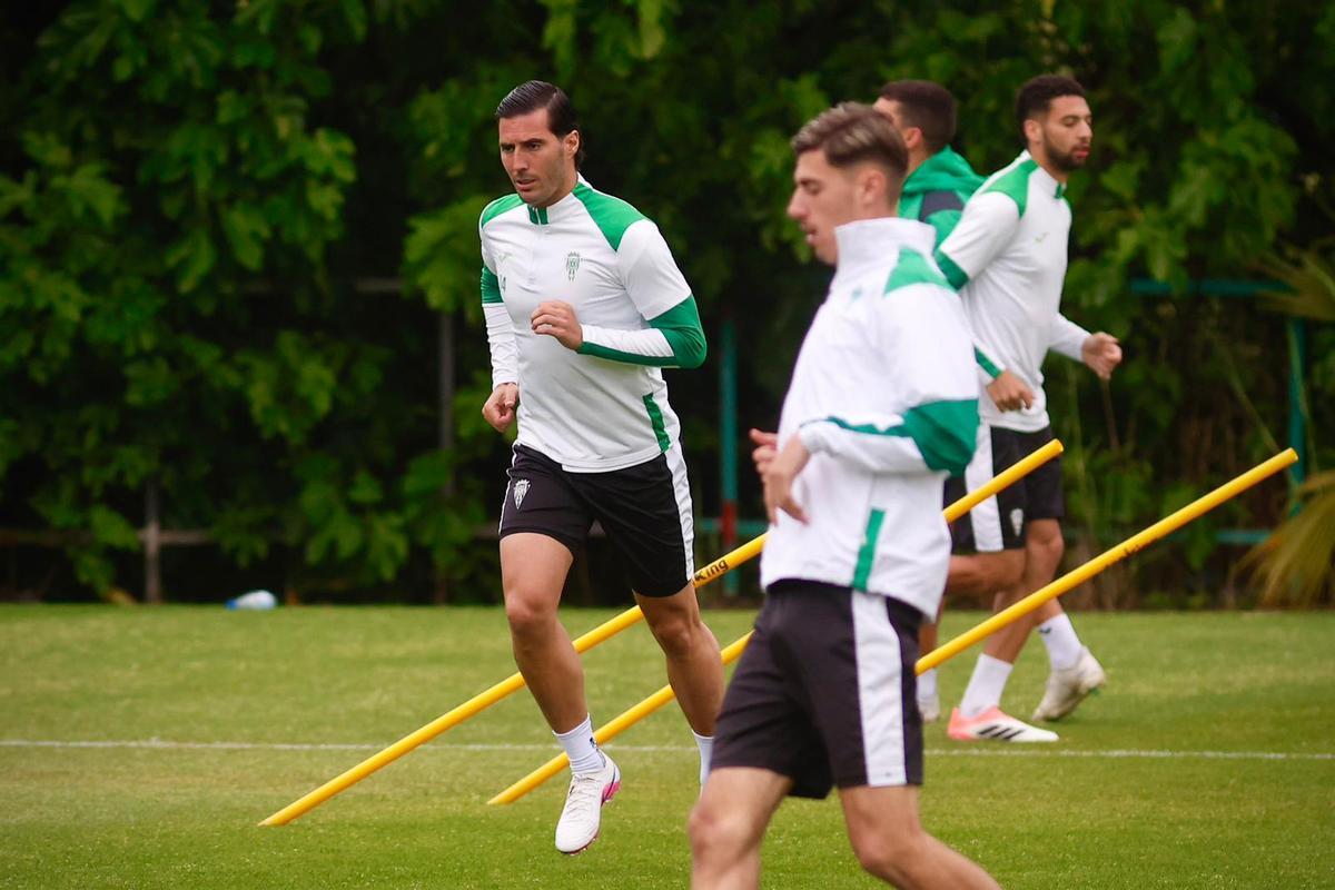 Sergi Guardiola, durante un entrenamiento de la pasada semana en la Ciudad Deportiva.