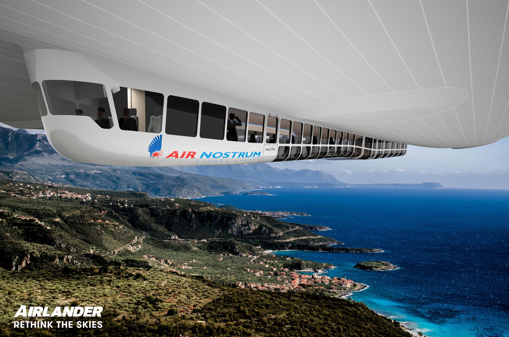 Air Nostrum operará el revolucionario Airlander 10, previsto para 2026.
