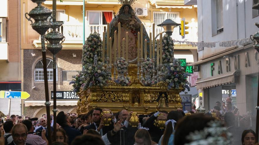 La Virgen del Rosario renueva este sábado su patronazgo sobre El Palo con su procesión