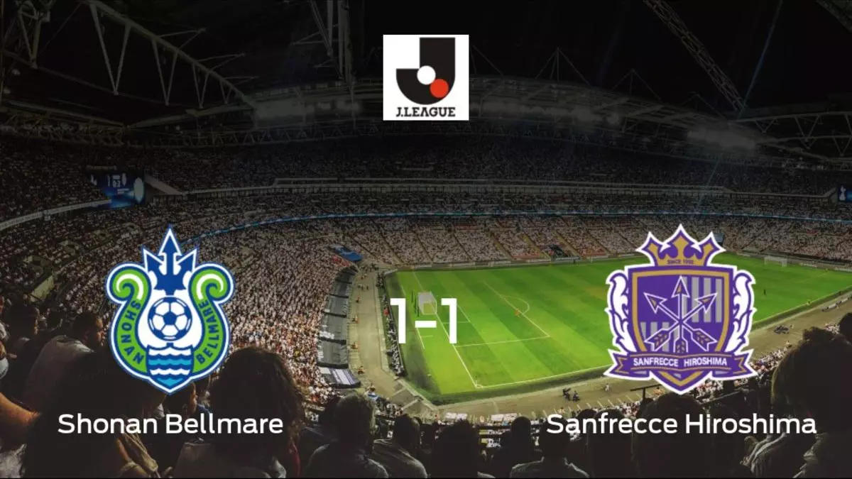Reparto de puntos entre el Shonan Bellmare y el Sanfrecce Hiroshima (1-1)