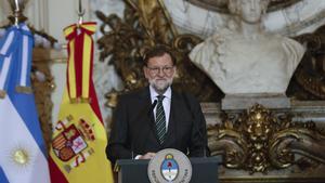 Mariano Rajoy, des de la Casa Rosada. 