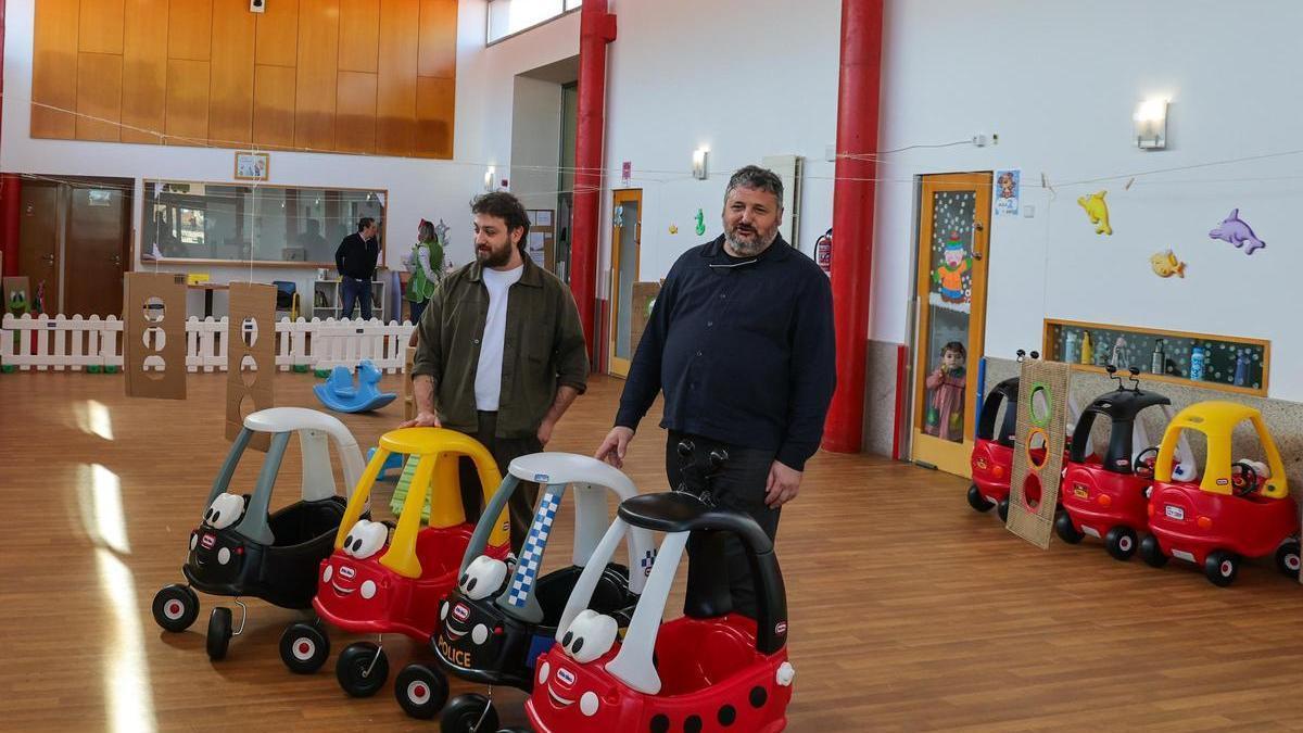 El concejal en una visita a las instalaciones.