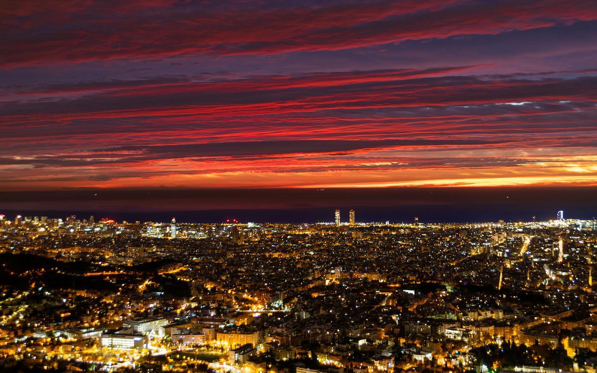 Salida del Sol en Barcelona, el miércoles 13 de diciembre del 2023