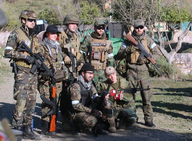 Partida solidaria  de airsoft