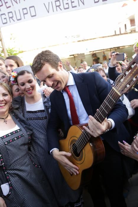 Pablo Casado visita Murcia un día antes del cierre de campaña