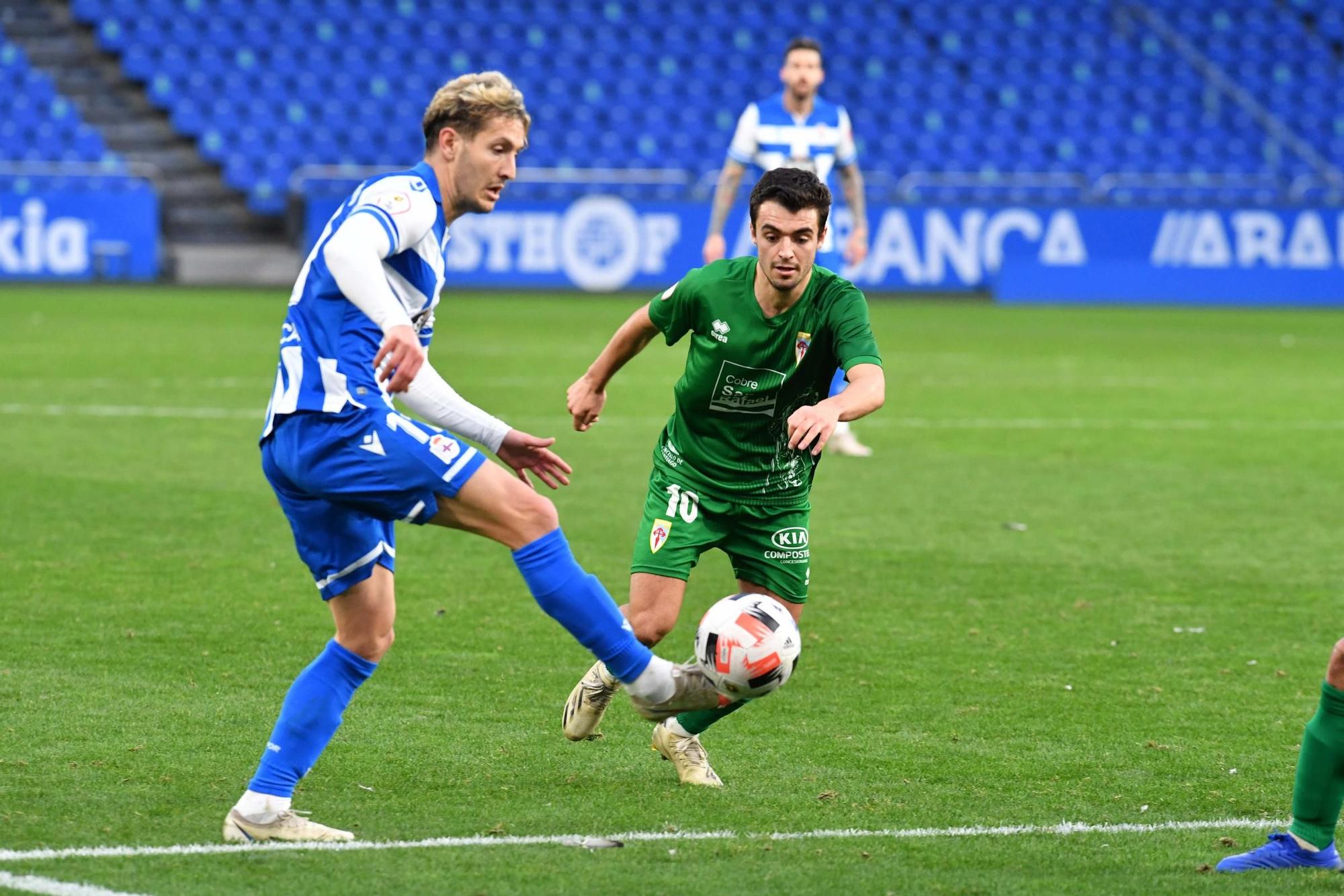 El Deportivo cae (0-2) ante el Compostela