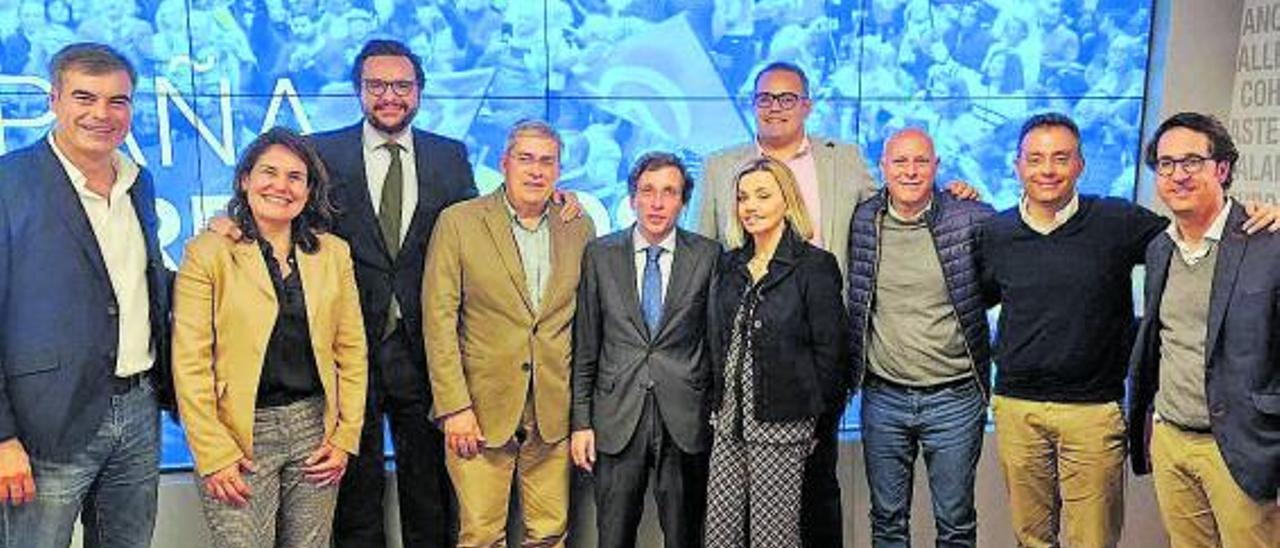 Candidatos canarios del PP en las jornadas de formación,el pasado lunes en la sede de Génova en Madrid. | LP /DLP