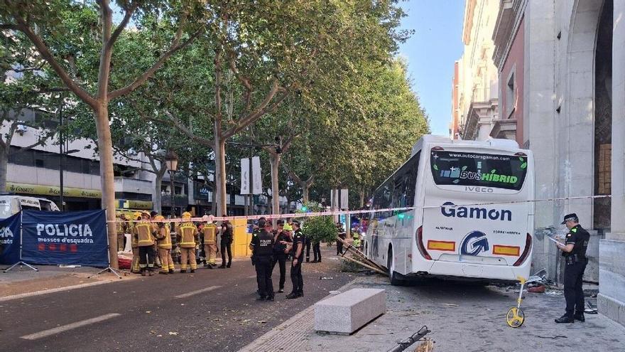 Accident d'un autobús a Lleida