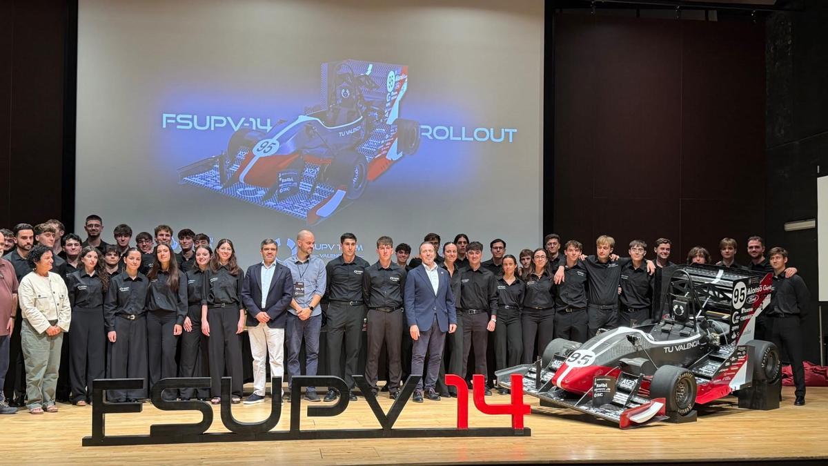 El equipo de Formula Student de la UPV presenta su primer monoplaza híbrido