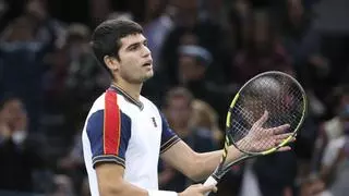 Carlos Alcaraz pierde ante Gaston en los octavos de final de París