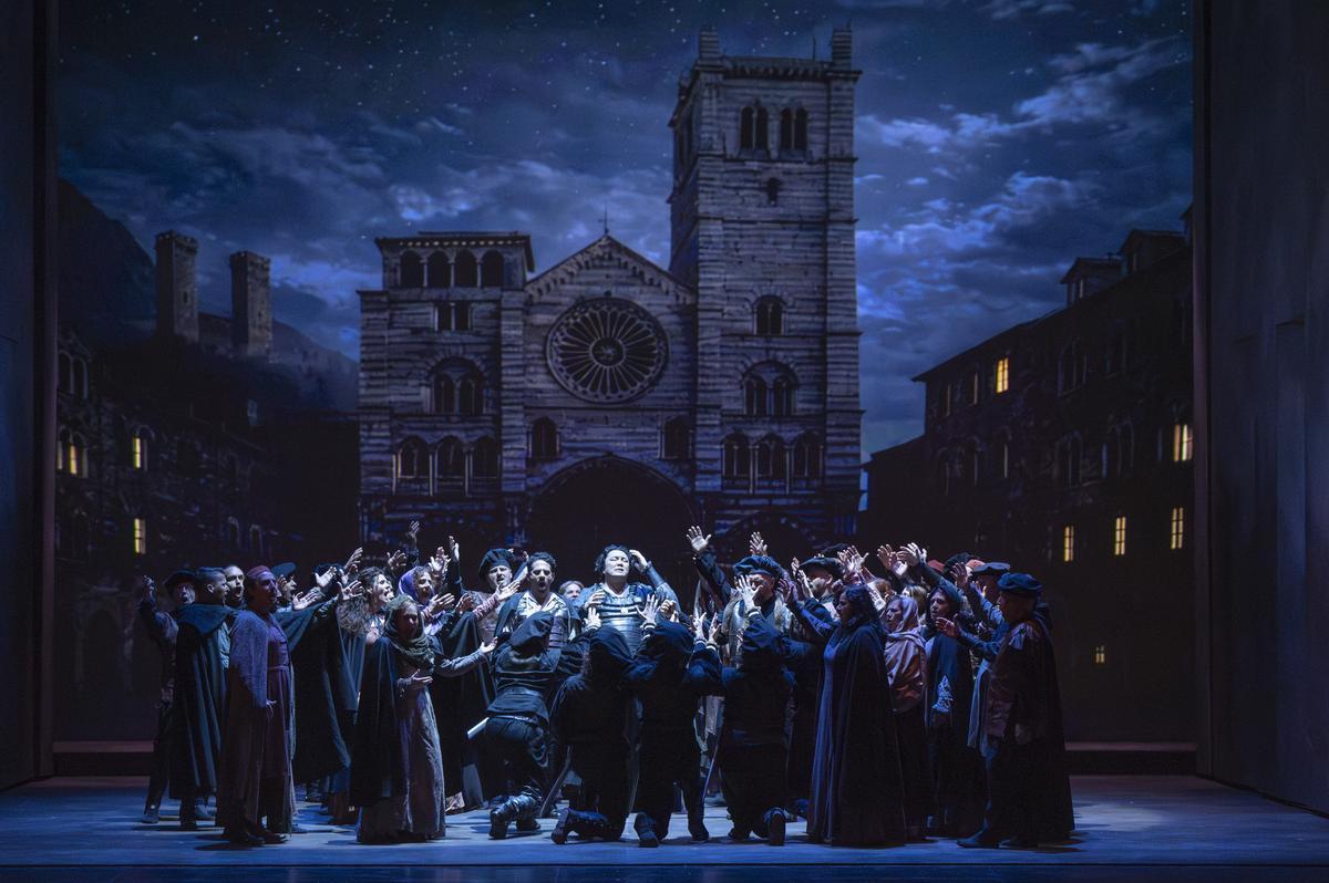 Ensayo general de Simón Boccanegra, tercer título de la 59º temporada de ópera de Las Palmas de Gran Canaria