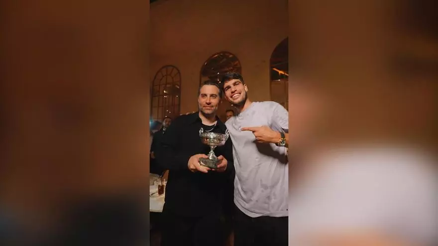 La celebración de Carlos Alcaraz