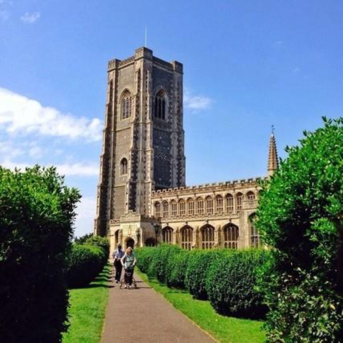 Església de St Peter and St Paul, a Lavenham, Regne Unit.