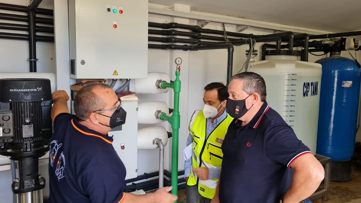 Obras de ampliación de la Estación de Tratamiento de Agua Potable (ETAP) en Bamba y Madridanos.