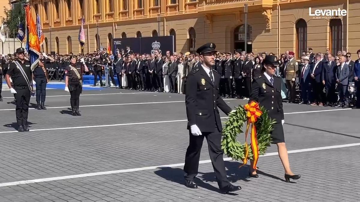 Las medallas de la dana copan el día de la Policía Nacional
