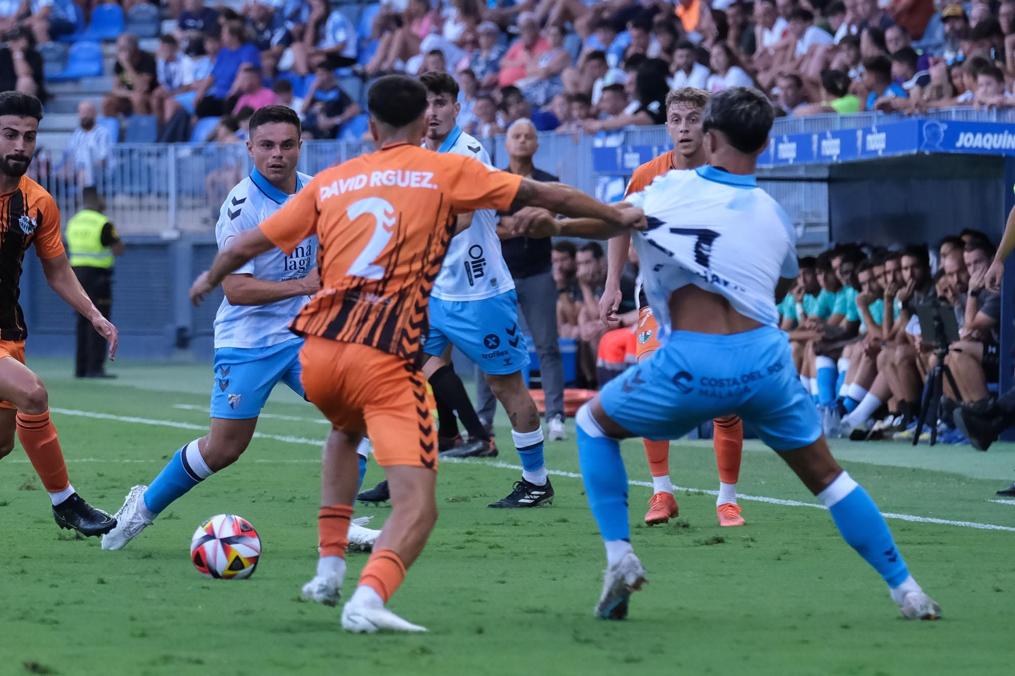 Málaga CF - Antequera CF: el Trofeo Costa del Sol, en imágenes