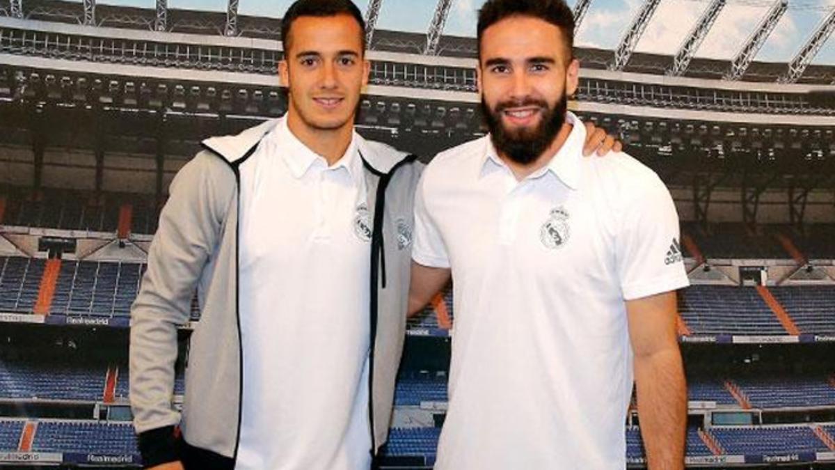 Lucas Vázquez y Dani Carvajal tienen nuvos dorsales para el Real Madrid 2016/17