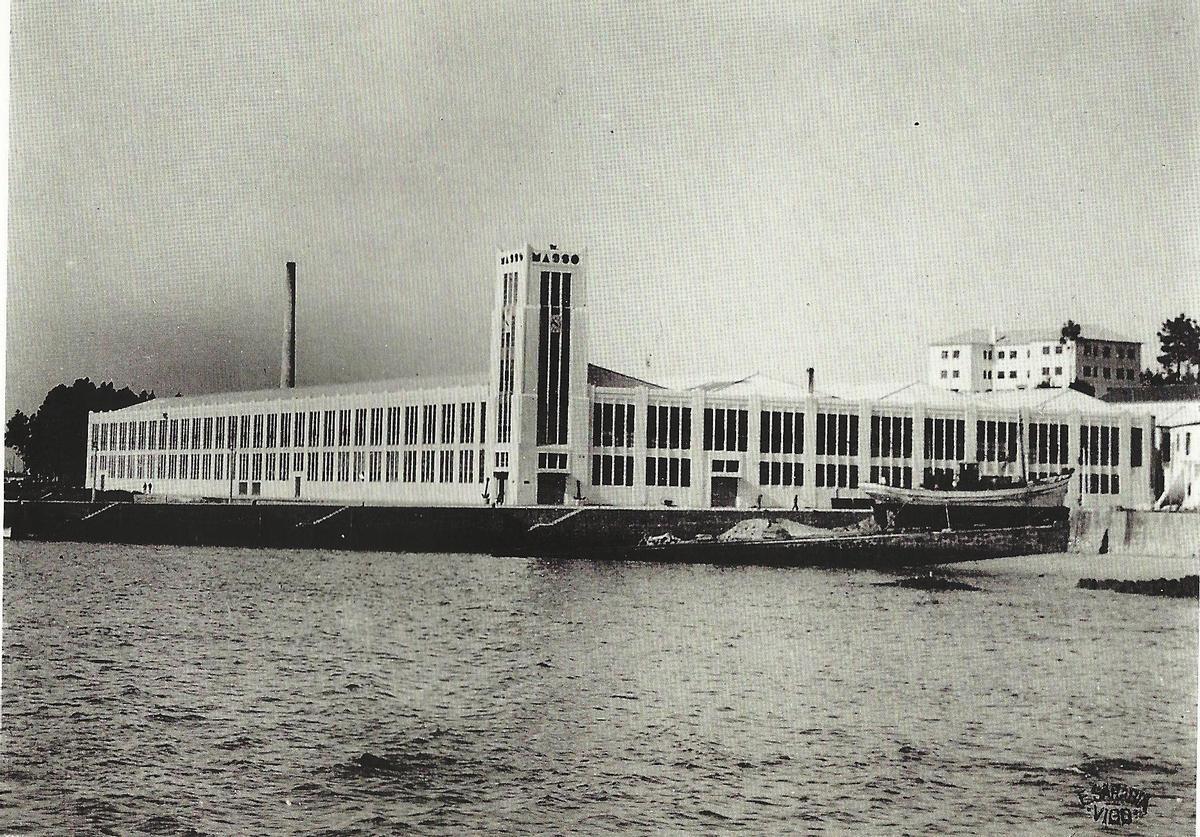 Imagen de la fábrica de Massó en 1941.