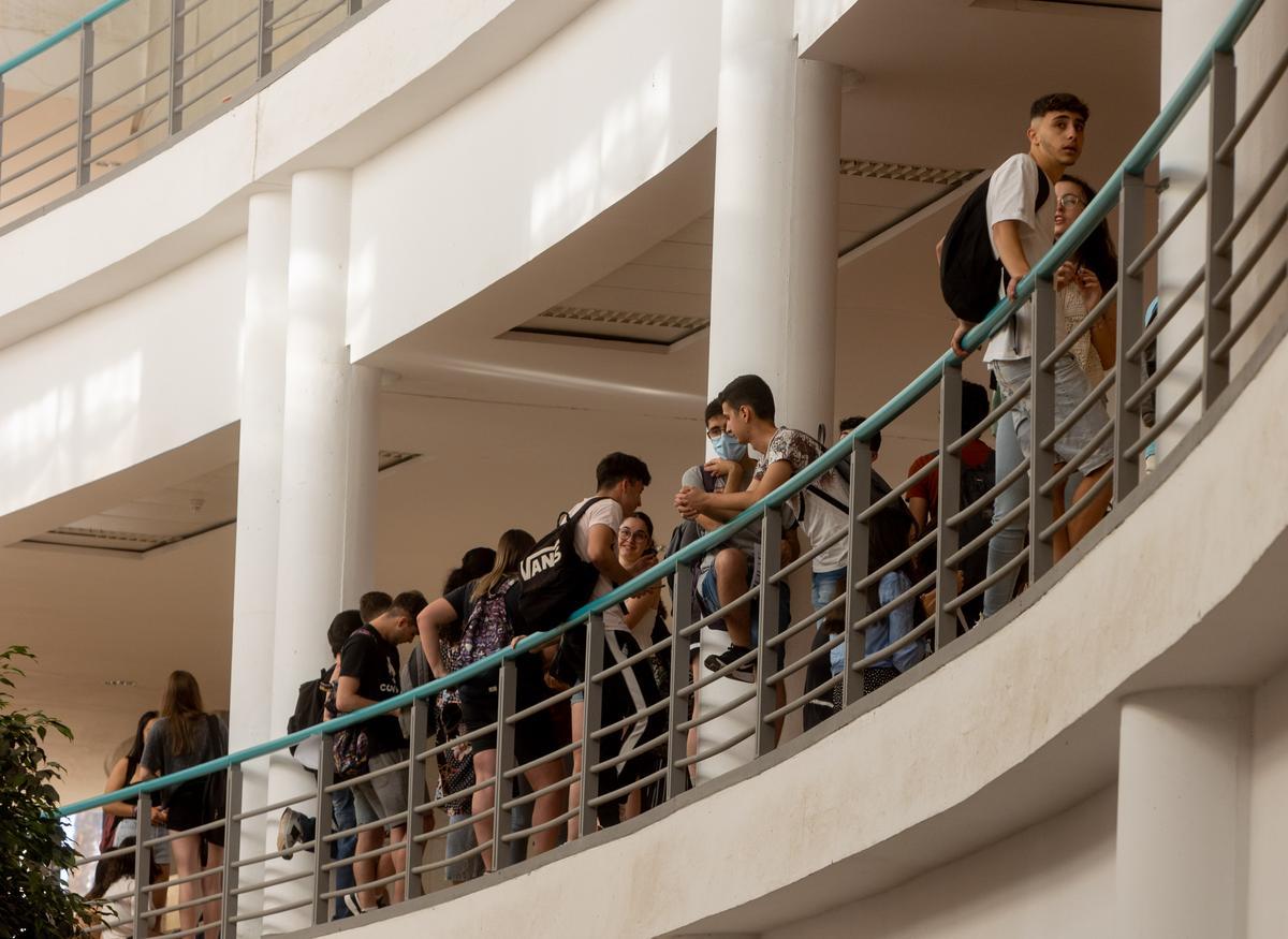 Primer día de Selectividad en la Universidad de Alicante