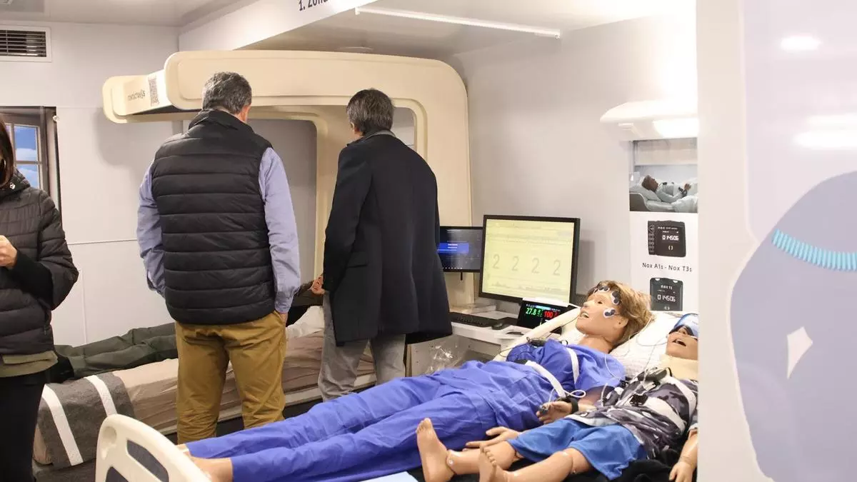 ¿Duermes o descansas? El camión del sueño aparca en Zamora para diagnosticar posibles trastornos