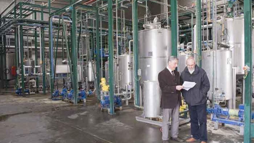 Instalaciones de Gadea Biopharma en San Cristóbal de Entreviñas al abrirse la fábrica .