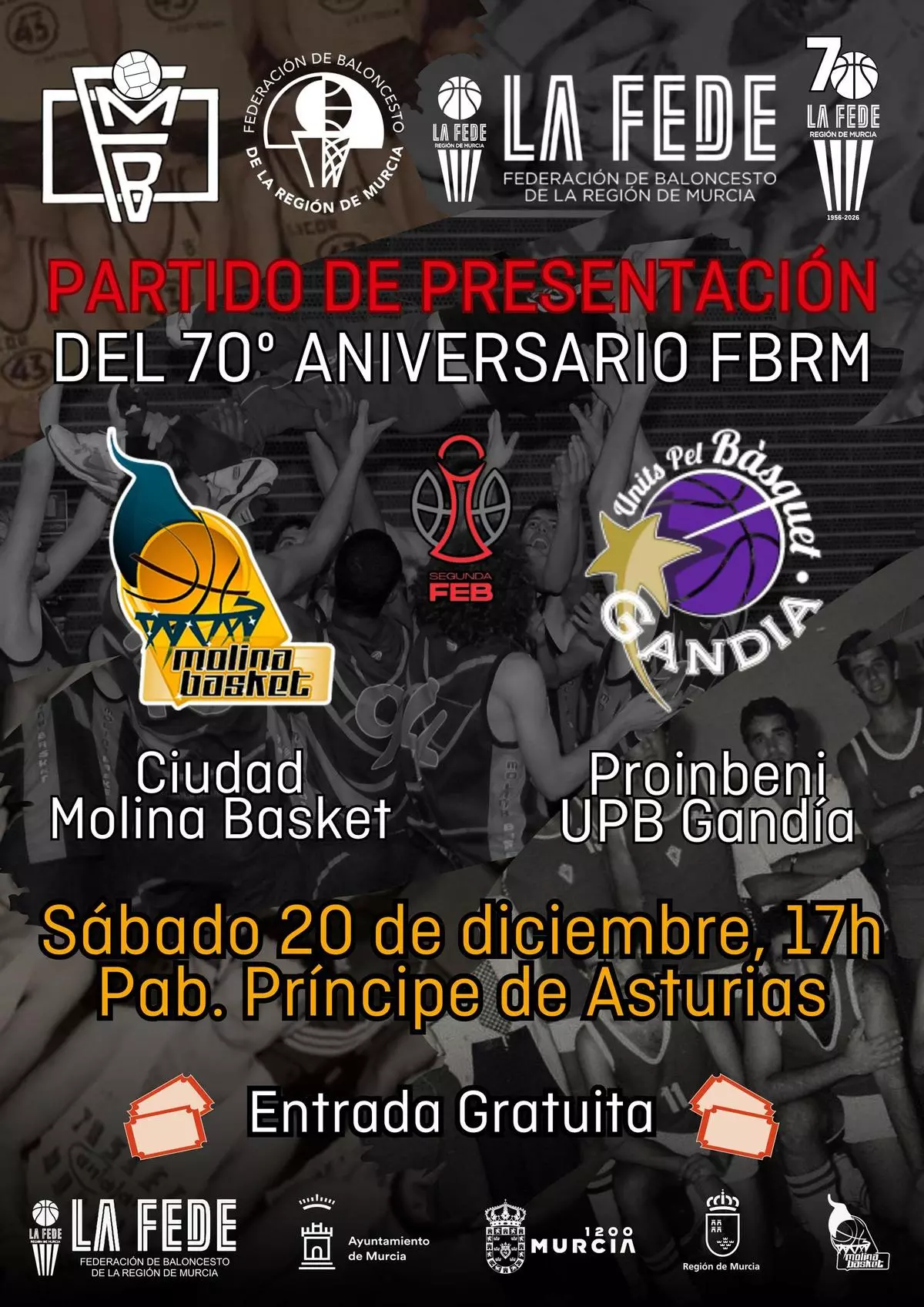 La Federación Murciana celebrará en 2026 su 70 aniversario