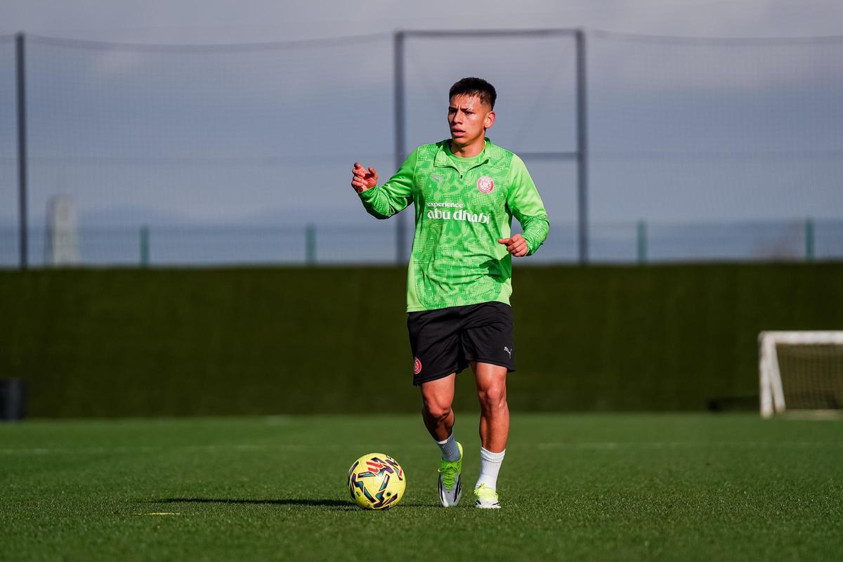 Les fotos del primer entrament de Ter Stegen amb el Girona FC