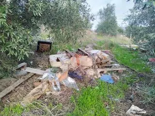 FOTOGALERÍA | Imágenes de una escombrera a pie de calle en Plasencia, que se ha hecho viral