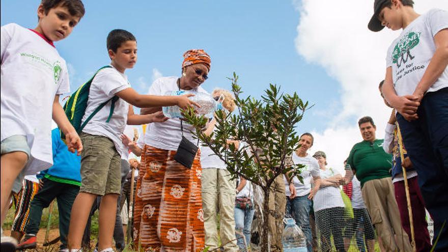 Marion Kamau, este sábado en la Finca de Osorio.