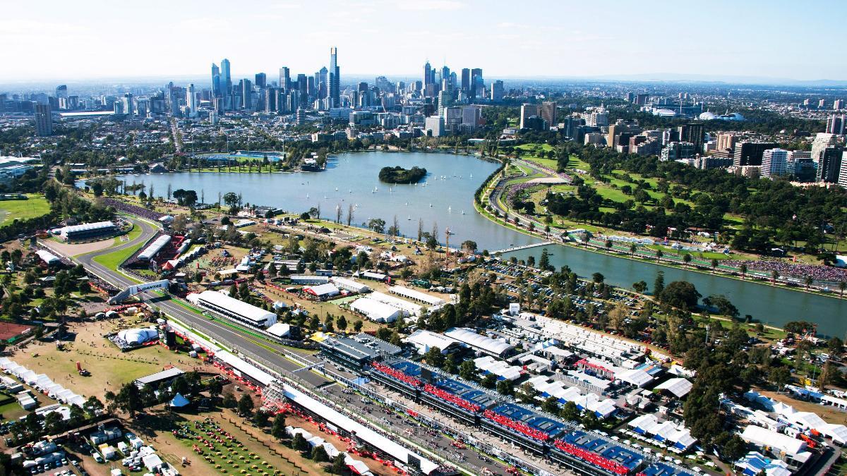 El circuito de Albert Park, en Melbourne