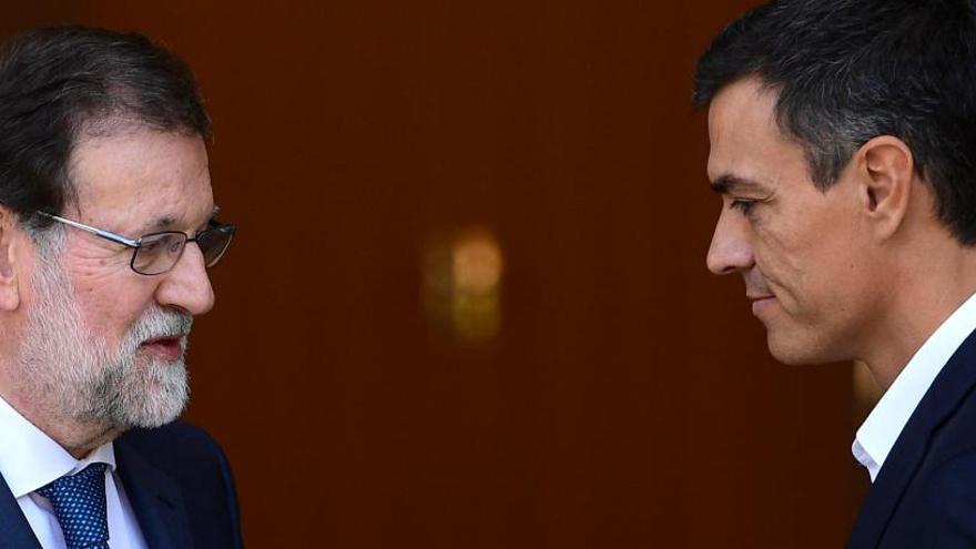 Mariano Rajoy y Pedro Sánchez, en una imagen de archivo.