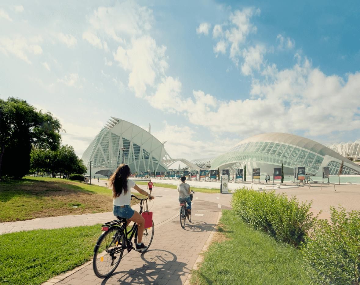 Explora el Jardín del Turia en Valencia, un oasis verde en pleno corazón de la ciudad.