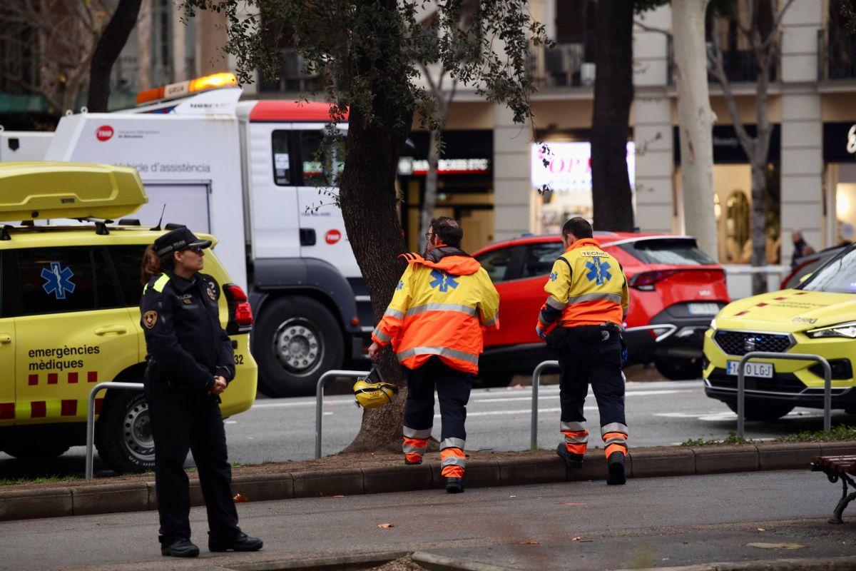 Choque de dos autocares en la Diagonal con una treintena de heridos
